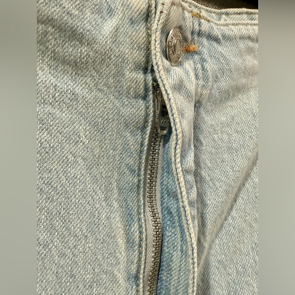 We The Free Free People Sz 32 Florence Flare Leg High Rise Blue Jeans Hippie Y2K - Picture 3 of 11